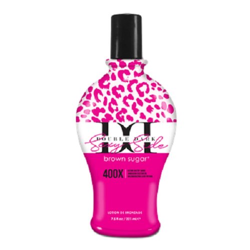 Tan Asz U Double Dark Sexy Side 400x tanning lotion, 7.5 Fl Oz (Pack of 1), Brown