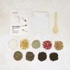 Bath Brew Kit by Ourhands - Make Your own Bath Tea infusions from Eight Natural botanicals and Nourishing Minerals