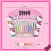Townley Girl Hello Kitty 10 Piece Plant Based Lip Gloss, Girls Party Favors, First Makeup Set for Girl, Perfect for Parties, Sleepovers, and Birthday Gifts, Ages 3