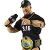 WWE MATTEL Ultimate Edition Stone Cold Steve Austin Action Figure, 6-in / 15.24-cm, with Interchangeable Heads, Swappable Hands & Entrance Gear for Ages 8 Years Old & Up