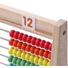 Educational Abacus for Kids Math - 10 Row Wooden Counting Frame with Number 1-100 Cards - Teach Counting, Addition and Subtraction, Preschool Learning Math Toys for Boys Girls Gift 3 4 5 Year Old
