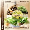 Amla Rosemary Hair Oil 4 fl Oz - Nourishing Rosemary Oil for Hair Growth - Mint, Castor, Tea Tree - Hair Growth Oil for Damaged Hair, Curly Hair, Frizzy Hair, Dry Scalp - Men, Women - Nexon Botanics