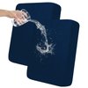 Easy-Going 100% Waterproof Chair Sofa Seat Cushion Slipcovers Couch Cushion Cover Stretch Furniture Protector for Kids, Pets (2-Piece Loveseat Cushion, Navy)