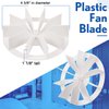 Bathroom Vent Fan Motor and Ceiling Blower Wheel Replacement Electric Motors Kit Compatible with Nutone Broan 50CFM 120V (1 Pack)
