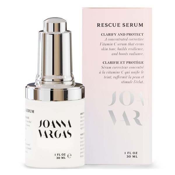 Joanna Vargas Vitamin C Serum for Face with Squalane Oil - Collagen Boosting Facial Serums for Aging Skin - Rescue Vit C Serum for Face - Hydrating Serum to Enchance Skin Texture & Boost Radiance