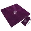 jojofuny Velour Divination Pentacle Table Cloth, 1 Set Altar Tablecloth with Tarot Cards Storage Bag for Wiccan Witchcraft Supplies, 19.6 Inch (Purple)