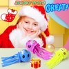 JIAHO 4 Pack Octopus Squishy Stress Balls for Kids and Adults, Sea Animals Squeeze Toys, Dough Ball, Squishy Toys for Kids Party Favors | Colorful Stress Relief Squishy Balls | Octopus Toys