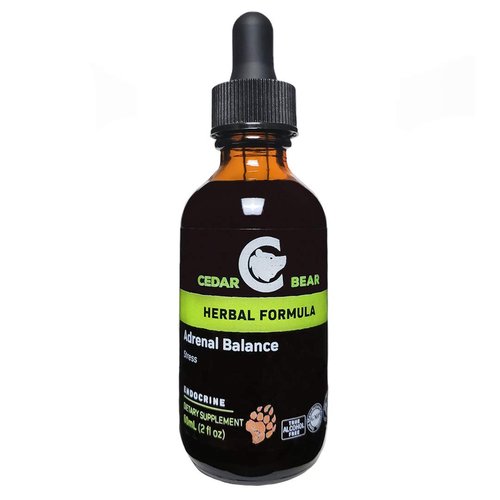 Cedar Bear Adrenal Balance - Liquid Herbal Supplement with Adaptogens That Fights Fatigue, Manage Stress and Increase Energy 2 fl oz / 60 ml (1 Unit)