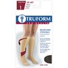 Truform 30-40 mmHg Compression Stockings for Men and Women, Knee High Length, Closed Toe, Black, Medium