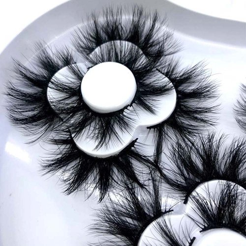 HBZGTLAD 9 pairs Natural Long False Eyelashes 25mm 5d Mink Eyelashes Thick Full Strip Lashes Luxury Makeup Dramatic Lashes 3D Mink Lashes (KD-111)