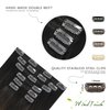 WindTouch Clip in Hair Extensions Real Human Hair 14 Inch 120g 7pcs #2T6P2 Dark Brown to Chestnut Brown Hair Extensions Clip Ins Balayage Clip in Hair Extensions for Women