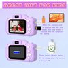 Tyseoome Kids Camera Toys for Girls,Christmas Birthday Festival Gift for Kids Digital Camera for Kids, Toys for 3 4 5 6 7 8 Year Old Girls with 32GB SD Card