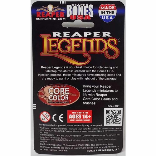 REAPER Sophie Miniature Figure 25mm Heroic Scale Bones USA Miniatures