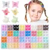 128 Pack Small Butterfly Hair Clips, 32 Colors Mini Claw Clips Hair Accessories for Toddler Baby Girls Women, Cute Hair Clips with Box Back to School Gift Halloween Christmas Gift