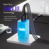wegear USB C Charger Block 65W Fast Charging, 3-Port USB C Charger with 5FT Cable, Foldable Plug Design for Travel, USB Charger Block Compatible with MacBook, Tablet, 16/15/14/Pro, Galaxy S24 and More