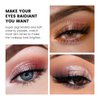 KYDA 10 Colors All Glitter Eyeshadow Palette, Sparkling Sequin Eyeshadow, Shiny Pearl Powder Eye Shadow, Multicolor Glitters Eyes Makeup, Pink Glitters Eyeshadsow Palette, Glitter Eyes Color