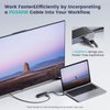 Yottamaster USB C to USB C Cable 240W 3.3ft, 20Gbps PD3.1 USB C Fast Charging Cable Support 4K@60Hz Video Display