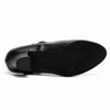 Womens Black T-Strap Character Shoes Latin Salsa Ballroom Dance Heels Wedding Shoes Dress Pump (9 / Black)
