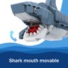 Neomoner Shark Building Blocks Party Favors, 2 in 1 Deep Sea Creatures Building Toy Set, Party Favor for Age 6-12 Years Old Boys & Girls Valentine's Day, Birthday (230pcs)