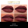 FACESCANADA Comfy Matte Liquid Lipstick - Note To Self | 10 HR Long Lasting | Non-Drying Intense Lip Color | Infused with Almond Oil & Vitamin E | 0.10 Fl Oz/3ml