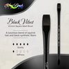 Silver Brush Limited 3008S1/2in Black Velvet Square Wash Watercolor Paint Brush, Size 1/2 Inch, Short Handle