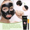 Blackhead Remover Mask, Charcoal Peel Off Face Mask, Blackhead Face Mask, Blackhead Peel Off Mask with Brush for Pore Cleansing and Blackhead Removal, Facial Skin Care for Men & Women, 100g