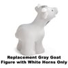 Replacement Part for Fisher-Price Little People Nativity Set - DPX53 ~ Gray Goat Figure with White Horns ~ Works with Many Sets