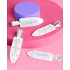 xo, Fetti Bride Beauty Clips - 4 pc | Bachelorette Party, Blue White Bridal Hair Clip, Wedding Get Ready With Me, Bridal Shower Favor, Wedding Accessory