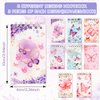 148 Pcs Butterfly Party Favors Bulk Butterfly Mini Spiral Notepads Butterfly Pens Stickers Set for Insect Birthday Party Classroom School Reward Gift Prizes Goodie Bags Stuffers