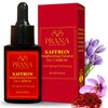 Prana Saffron Brightening Vitamin C Serum 30ml/1 fl oz | 100% Natural Skincare| Ayurvedic ingredients|Pure Saffron and Lotus | For deep hydration, Even Skin Tone, Acne & Dark Spots | Anti-aging