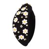 mokkia 2PCS Flower Headband for Women Daisy Floral Headbands Jeweled Spring Summer Headband Accessories Beach Vacation Headwear Outfits Pool Party Favors Gifts (2PC Flower B)