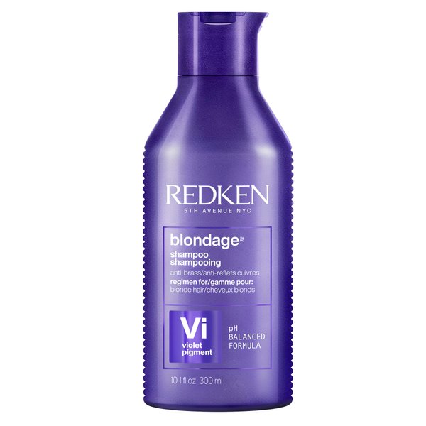 Redken Purple Shampoo with Violet Pigment, Blonde Hair Toner, Color Depositing Formula, 10.1 fl.oz.