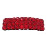2PCS Rhinestones Snap Hair Clips for Women Girls Rectangular Hairpins Korean Barrettes Hair Accessories Red