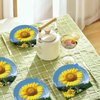 40Pcs Sunflower Party Supplies 20 Plates + 20 Napkin Sunflower Birthday Party Decorations (Sunflower)
