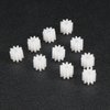 uxcell 10pcs Plastic Gears 9 Teeth Model 092A Reduction Gear Plastic Worm Gears for RC Car Robot Motor