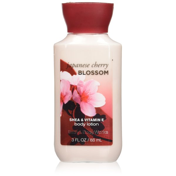 Bath Body Works Japanese Cherry Blossom 3.0 oz Body Lotion - Travel Purse Size (Packaging Design Varies)