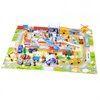 PowerTRC Airport Play Set Airports Toy with Airplanes, Vehicles, Figures & Accessories, Play Mat Interactive Learning Toys for Toddlers