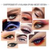 LSxia 2-in-1 Gel Eyeliner Set, Tattoo Eyeliner Waterproof Smudge Proof Eyeliner Gel Eye-liner Pot Cream Eyeliner Tool with Gel Liner Brush, High Pigment Eye Makeup Gel Eye-liners for Women (Black)