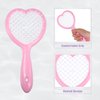 VOCOSTE Vent Hair Brush, Detangling Brush for Women and Men, Travel Wet Hair Brush, for Curly Straight Wavy Hair, Barber Brush Tools, Heart Shape Pink
