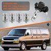 Ignition Switch Lock Cylinder & Four Door Lock Cylinders with 2 Keys | Compatible with 2002-2007 Chevy Express, GMC Savana Van | Replace#: 704600, 706591
