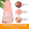 Kimihome Metatarsal Pads 8 Count Gel Cushions, Ball of Foot Cushion Protect and Relieve Metatarsal, Sesamoid, Ball of Foot Pain - 4 Pairs