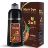 MEIDU Brown Hair Dye Shampoo for Gray Hair Coverage Hair Color Shampoo Herbal Hair Dye Shampoo 3 in 1 for Men and Women, Instant Coloring Shampoo Hair Shampoo Champu Con Tinte Para Canas (Brown)