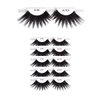 6packs Eyelashes - #301 Christina 100% Human Hair Fake Eyelashes