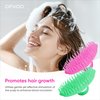 OFXDD Scalp Massager & Scrubber - Plastic Scalp Massager Hair Growth Flower-shaped - Shampoo Brush for Women & Men, Pets - Hand Hair Scrubber for Shower Dandruff, 2 Pcs