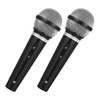 IFJJ 2 Pack Toy Microphone Prop Play Plastic Mics Simulate Speech Microphone Props for Karaoke Fun or Costume Prop