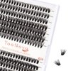 YOONOYA Lash Clusters 280pcs DIY Individual Lashes 30D 40D Cluster Eyelash Extensions 9-15mm Eyelash Clusters Lash Extensions for Self Application (30D+40D, 0.07D, 9-15mm)
