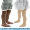Mini angel Baby Tights 12-24 Months Cable Knit Tights 3 Pack Baby Leggings Seamless Cotton Stockings Pantyhose for Toddlers (Coffee+Khaki+Ivory, M)