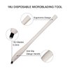 Guapa 10pcs Manual Disposable Microblading Pens with Blade Needle Tebori Pen 12/14/17/18U Pin Ombre Brows Lip Liner Training Permanent Makeup Embroidery Handpiece (18U)