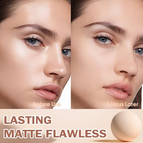 evpct Kaely Oil Control Pressed Face Powder, Get Smooth Flawless Fine Lines and Lightweight Finishing Foundation, Control Shine Long Lasting Waterproof Face Setting Powder Cosmetic, 13 White