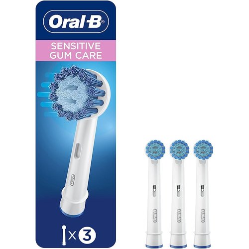 Oral-B Sensitive Gum Care Electric Toothbrush Replacement Brush Heads Refill, 3 Count